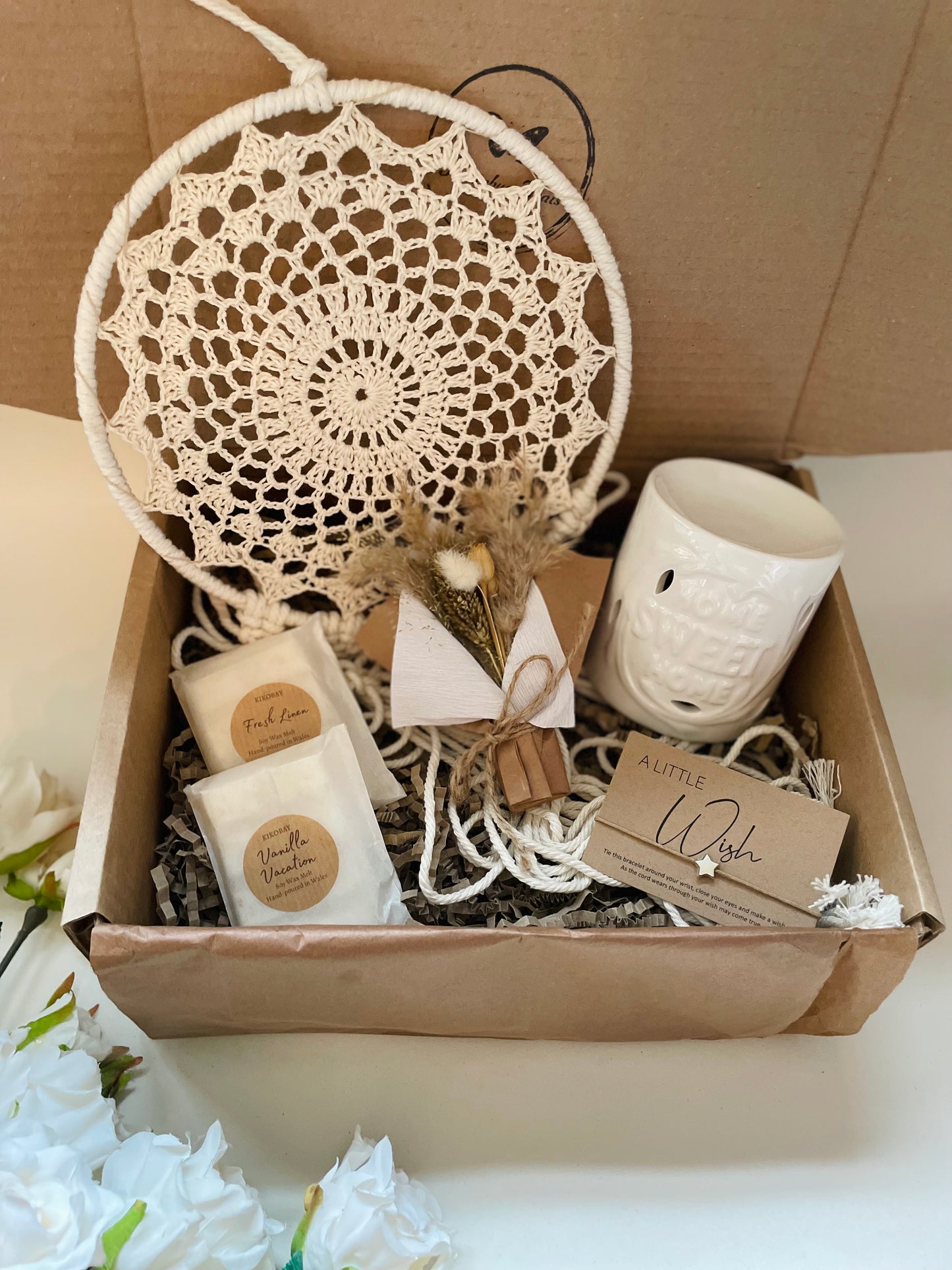 White Home Is Where The Heart Is Gift Box