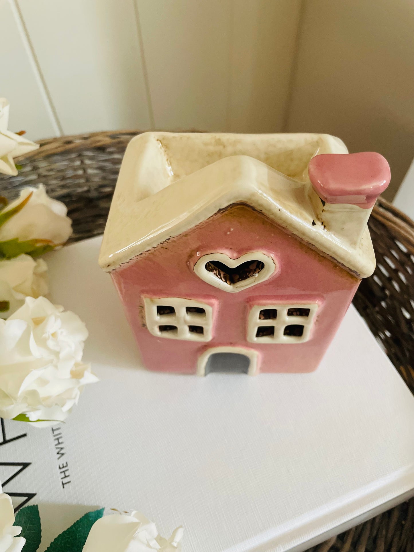 Pink Pottery House Burner