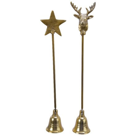Gold Stag Candle Snuffer