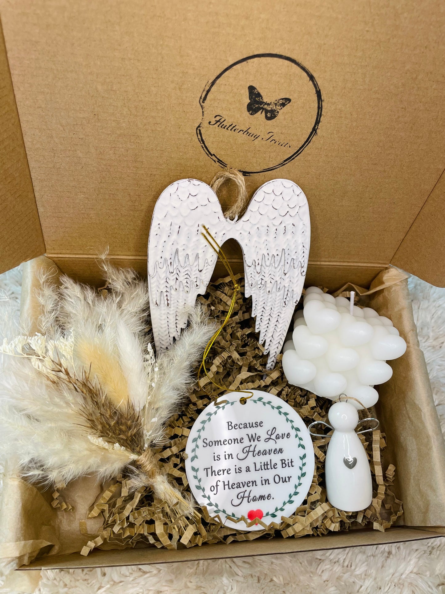 Angel Wings With Sympathy Gift Box
