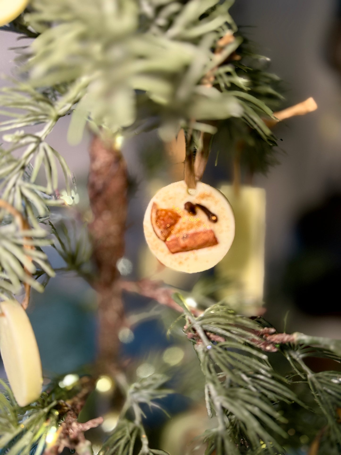 *Imperfect* Festive Spice Mood Boosting Wax Hanging Decorations