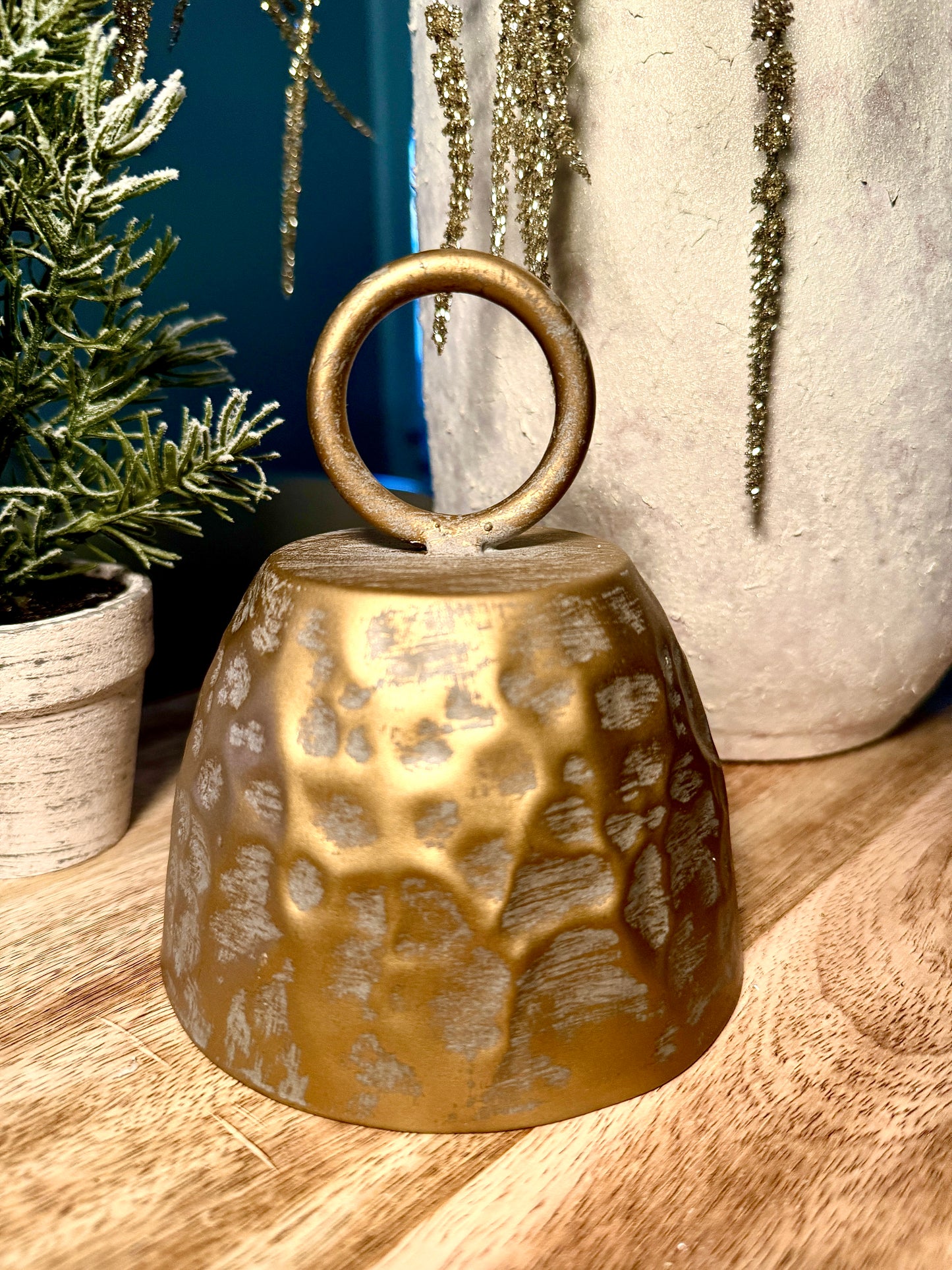 Rustic Metal Cloche Bell