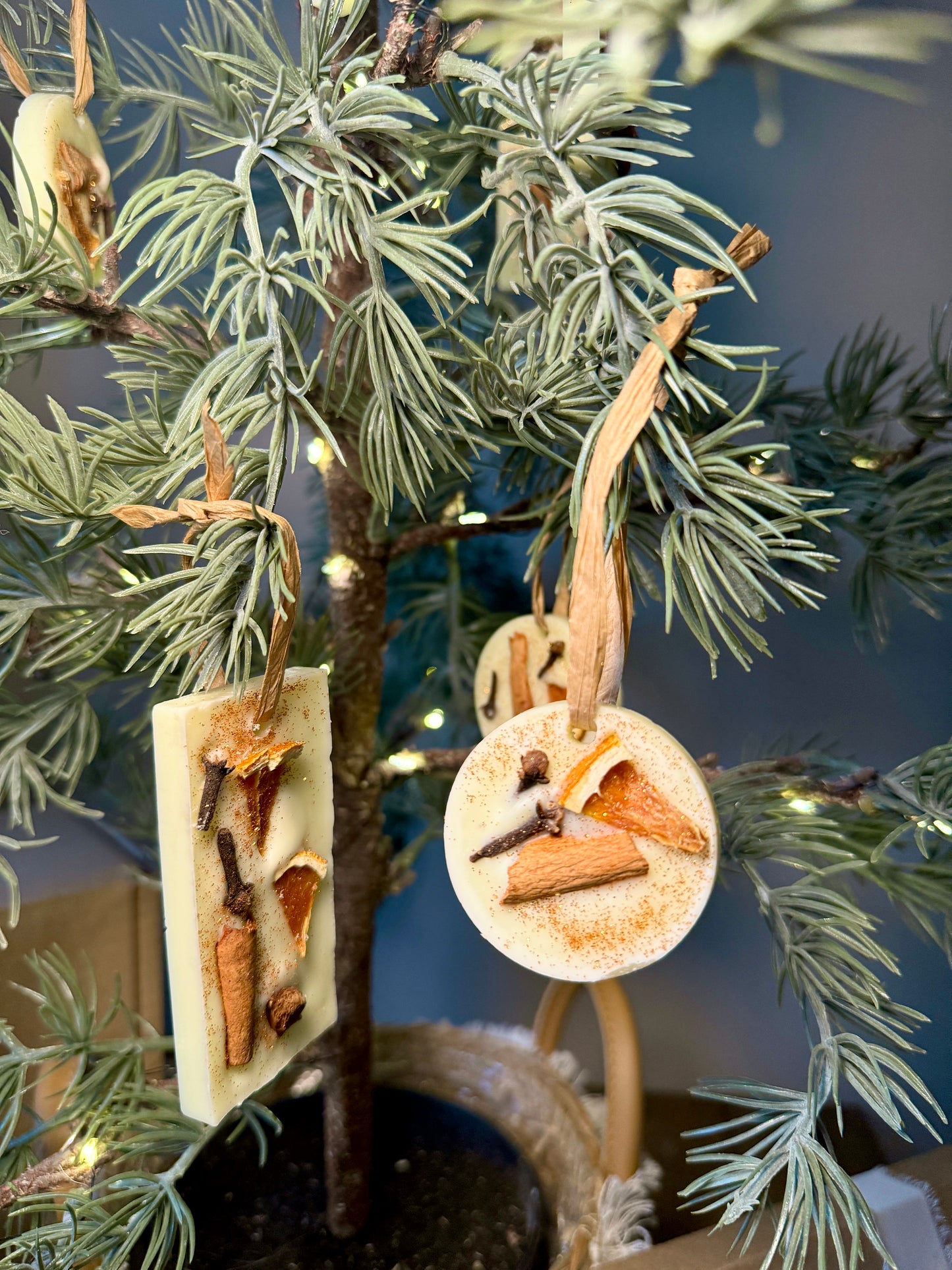 *Imperfect* Festive Spice Mood Boosting Wax Hanging Decorations