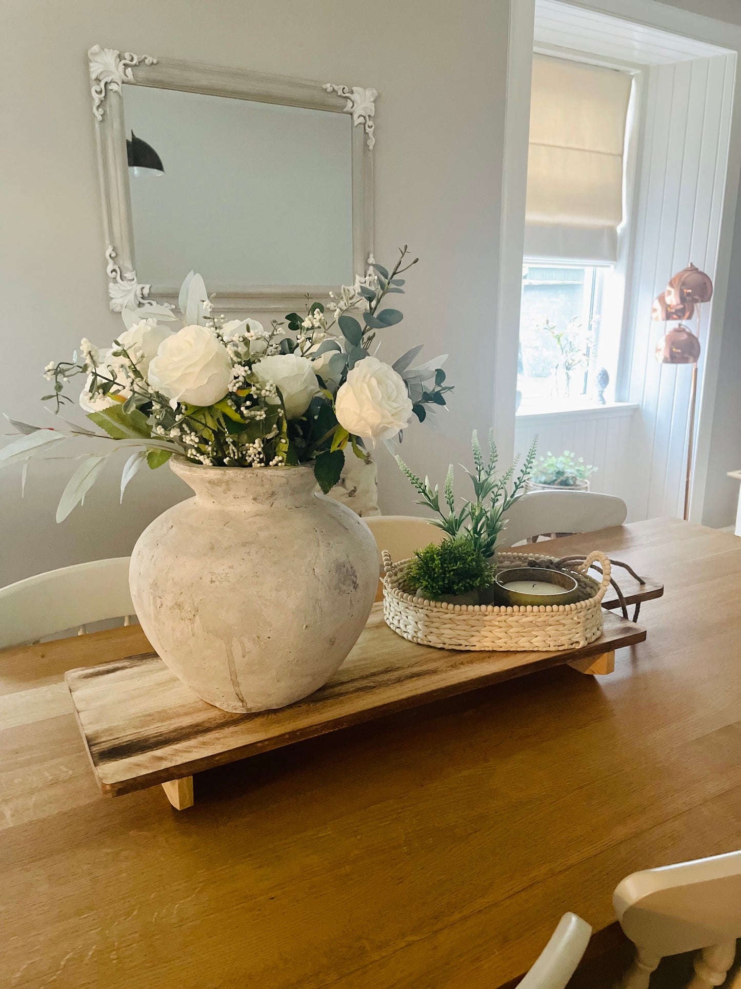Distressed Natural Wood Serving Graze Board 100cm