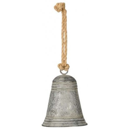 Rustic Hanging Metal Bell 20cm