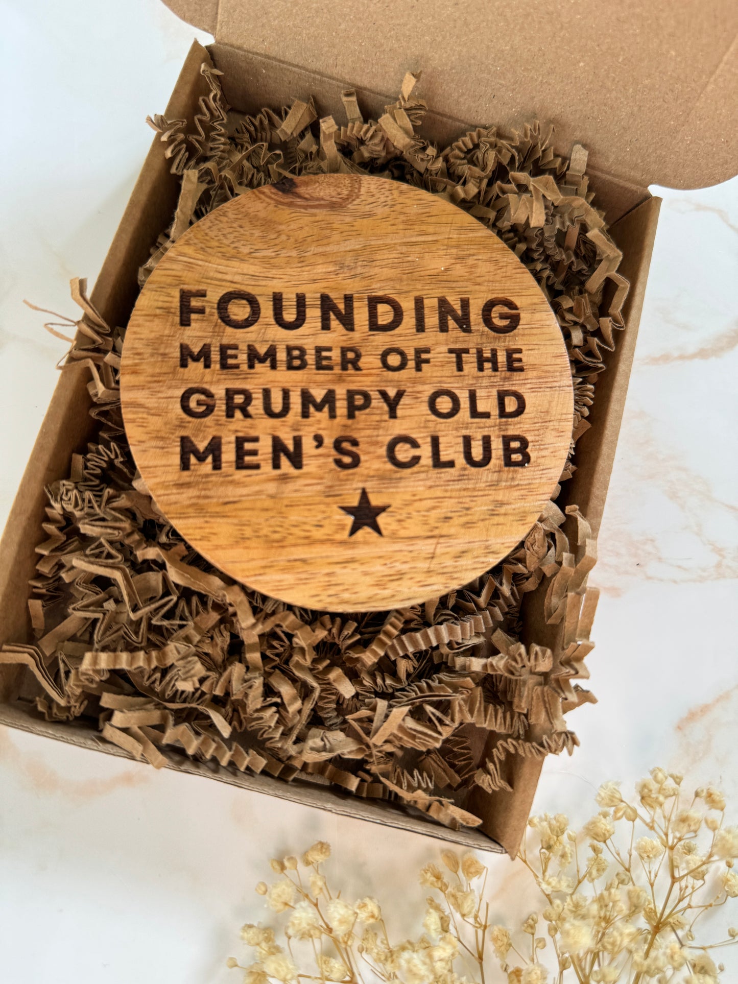 Grumpy Men Coaster