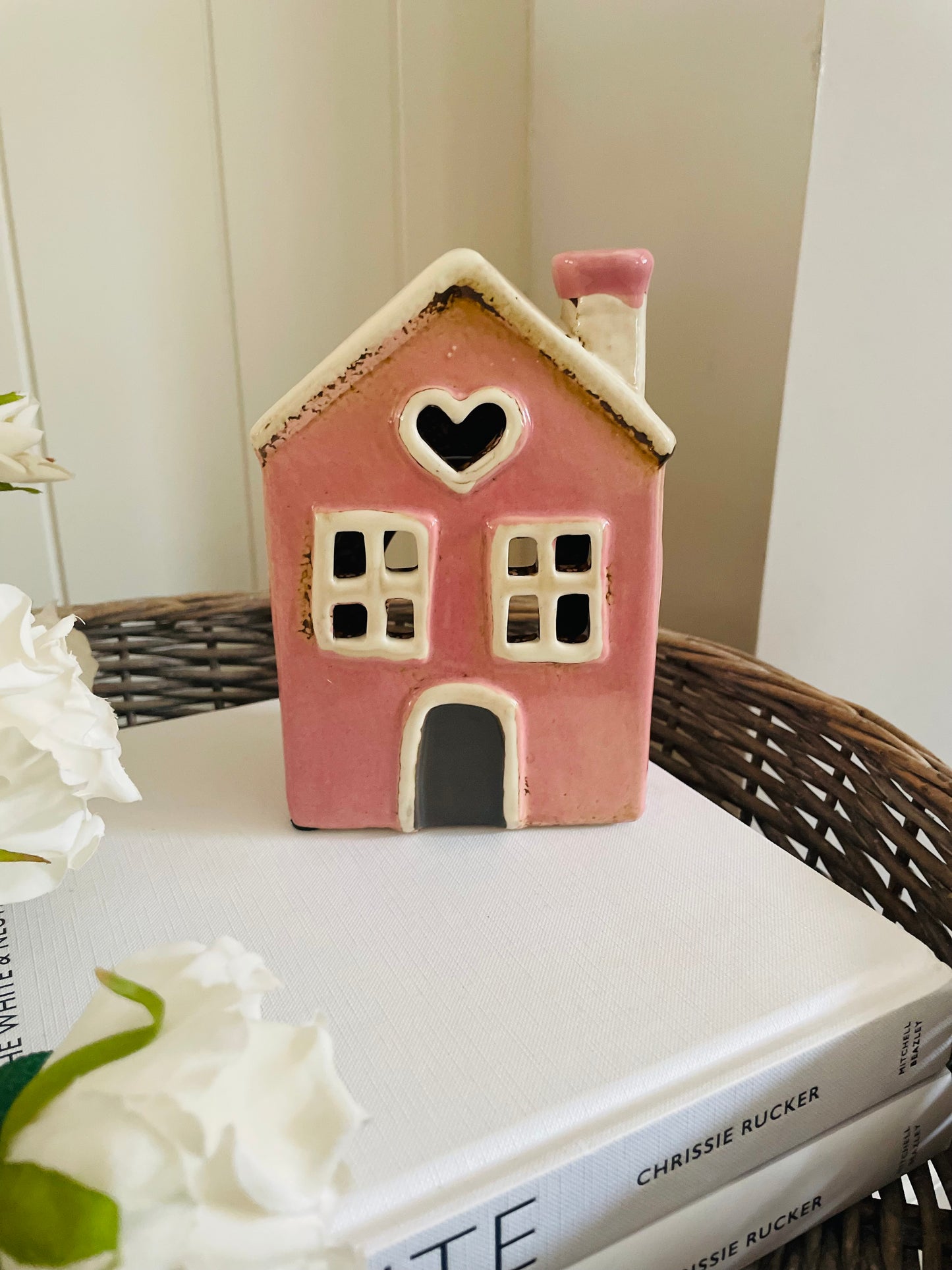 Pink Pottery House Burner