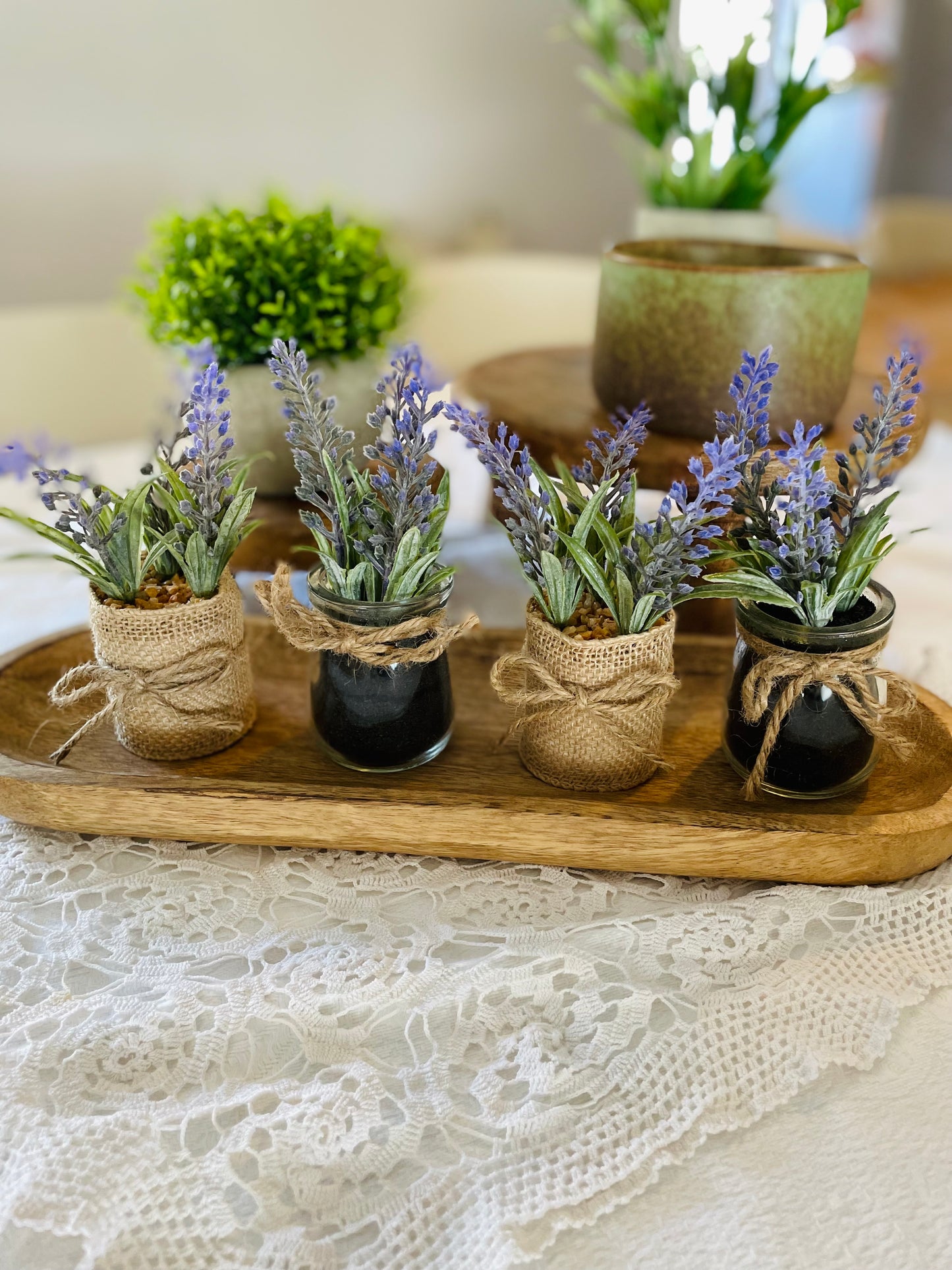 Lavender Jute Pot