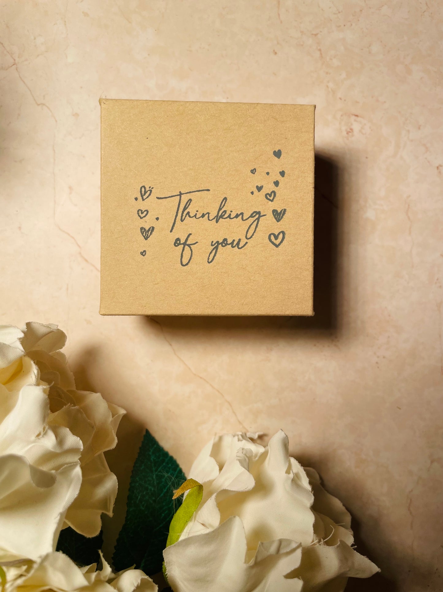 Thinking of you wooden keepsake token