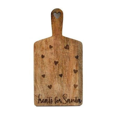Santa Treat Wooden Serving Board