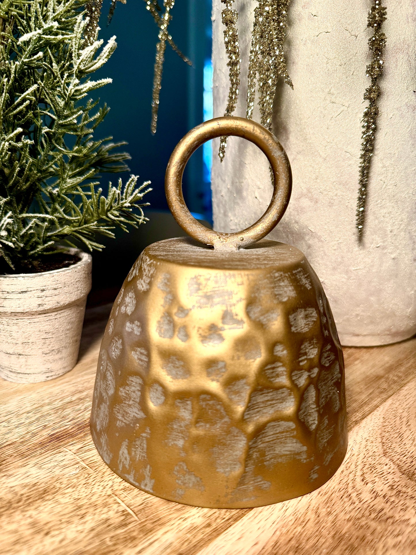 Rustic Metal Cloche Bell