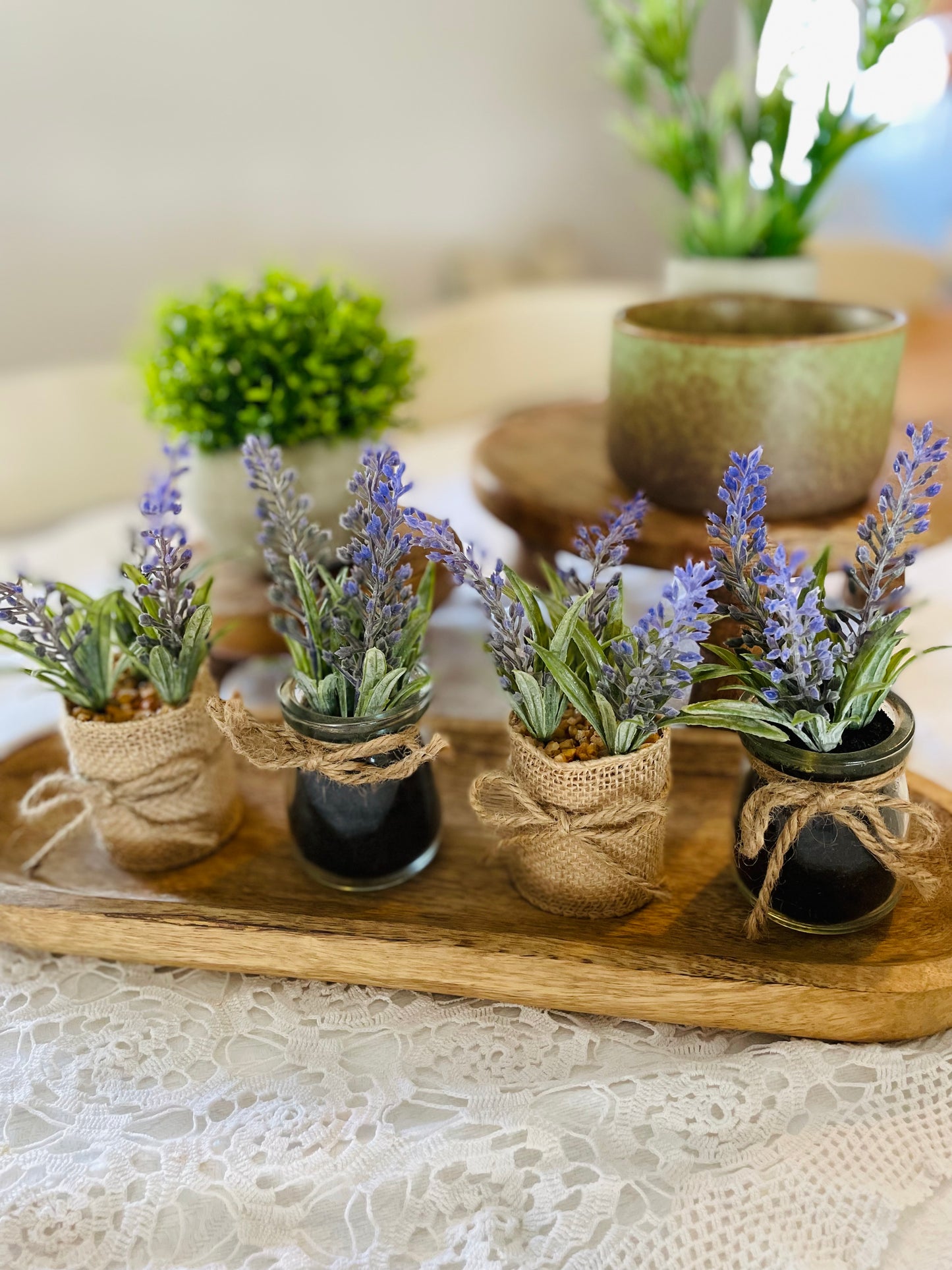 Lavender Jute Pot