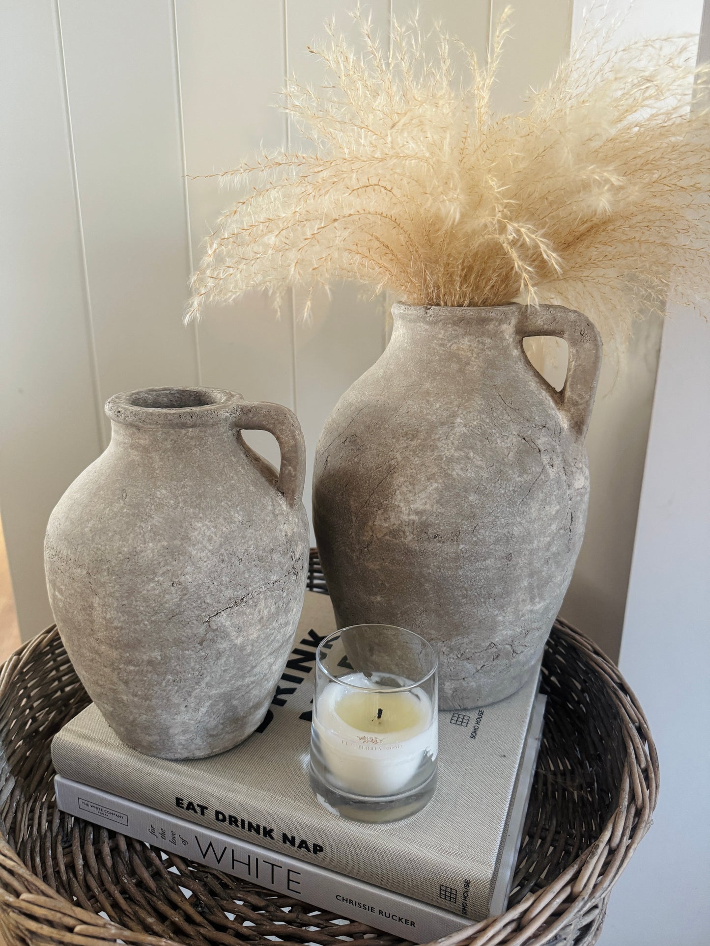 Rustic Sabrina Jug Vase - 2 Sizes