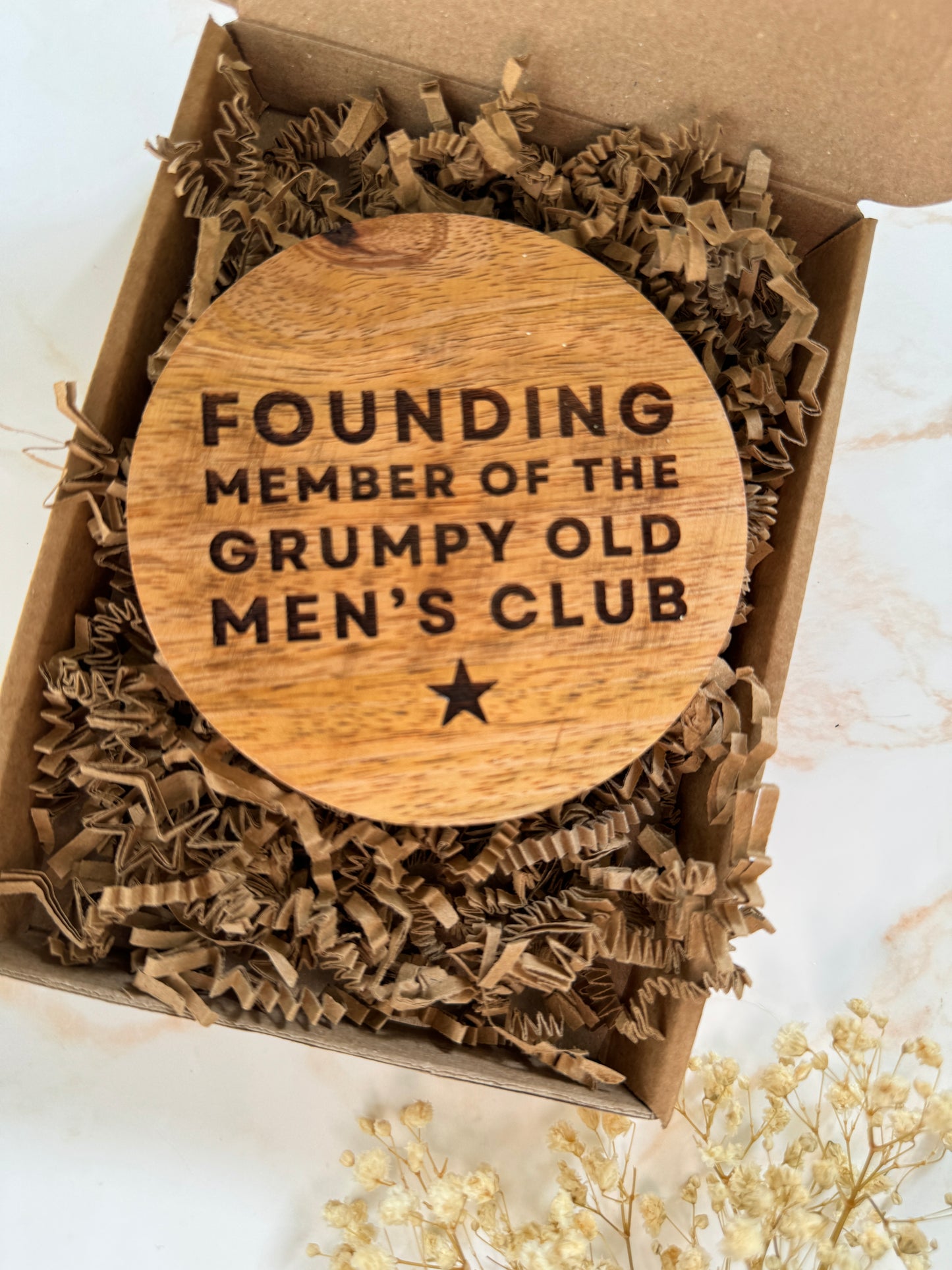 Grumpy Men Coaster