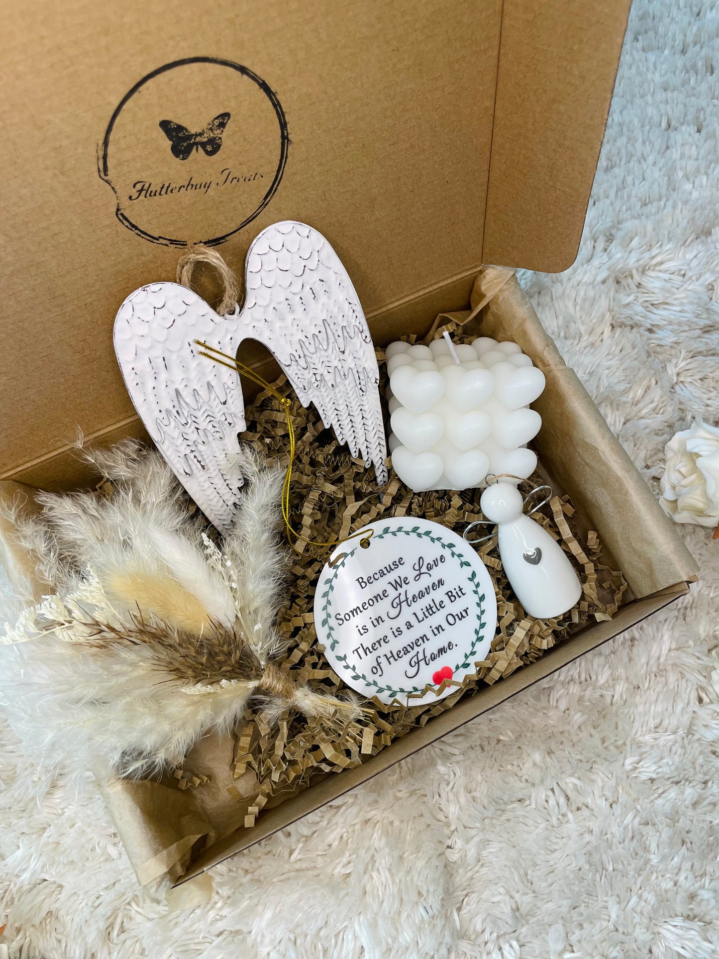 Angel Wings With Sympathy Gift Box