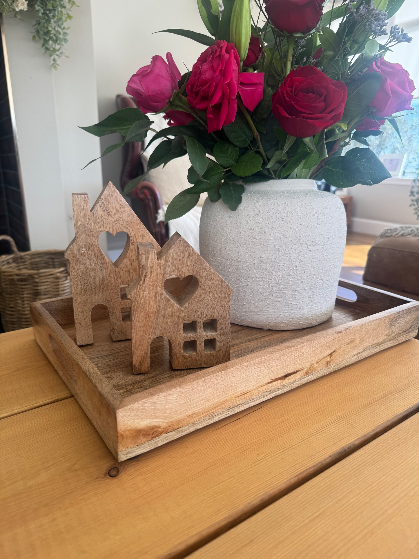 Rustic Wooden Tray - 2 Sizes