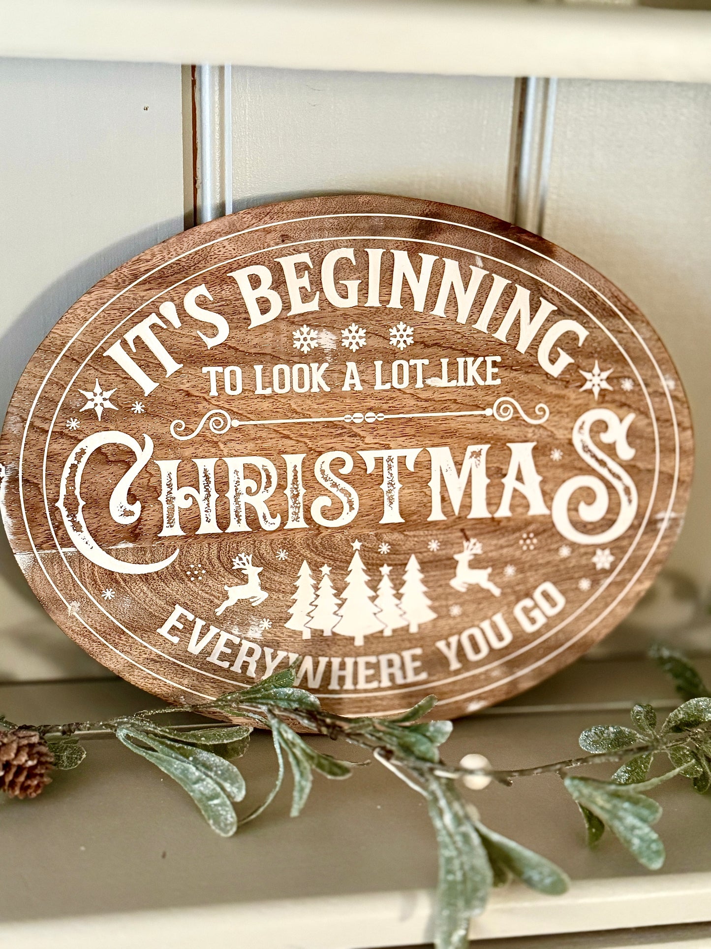 Like Christmas Wooden Plaque