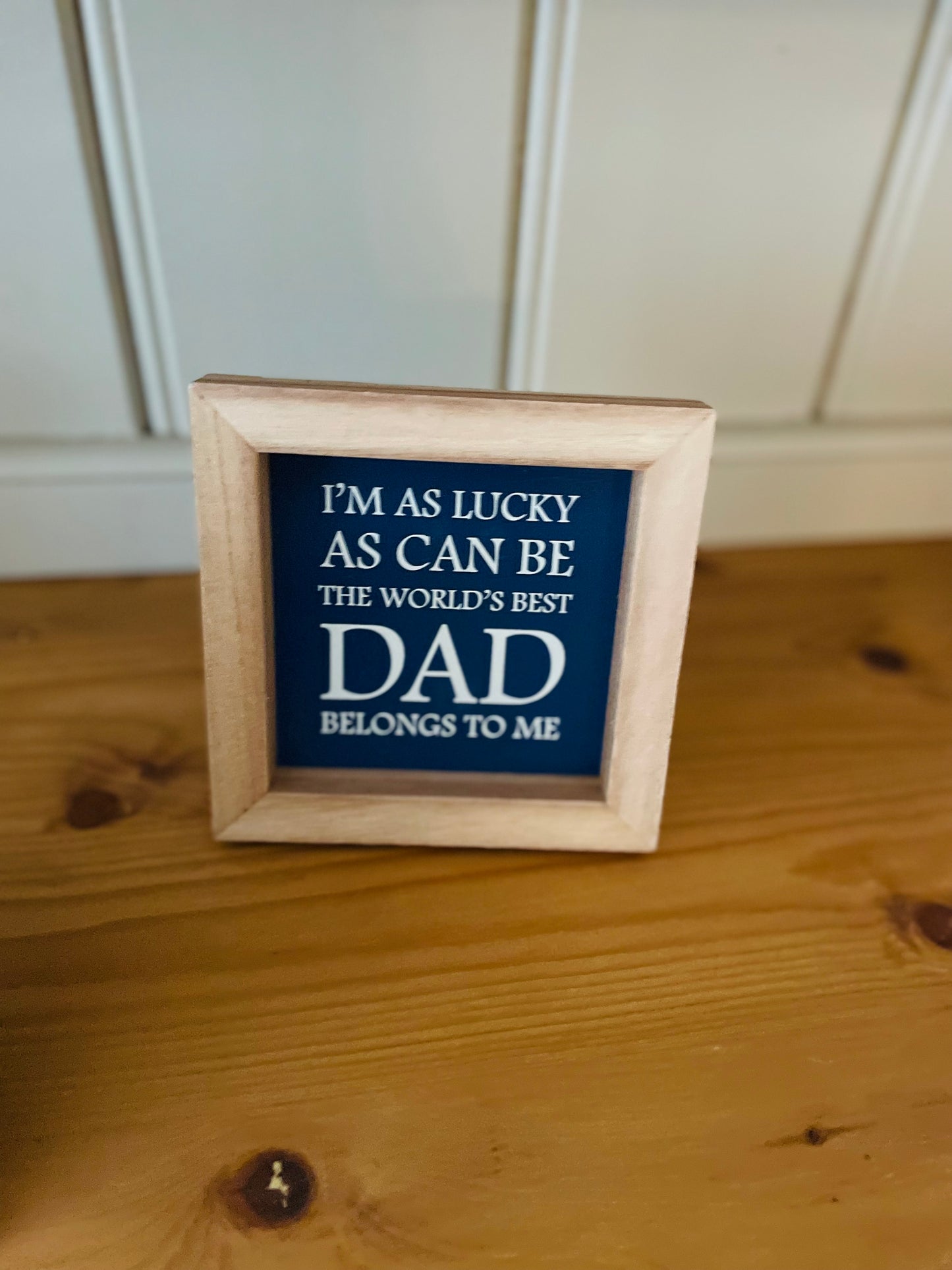 Square Framed Dad Plaques