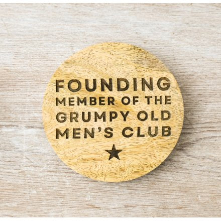 Grumpy Men Coaster