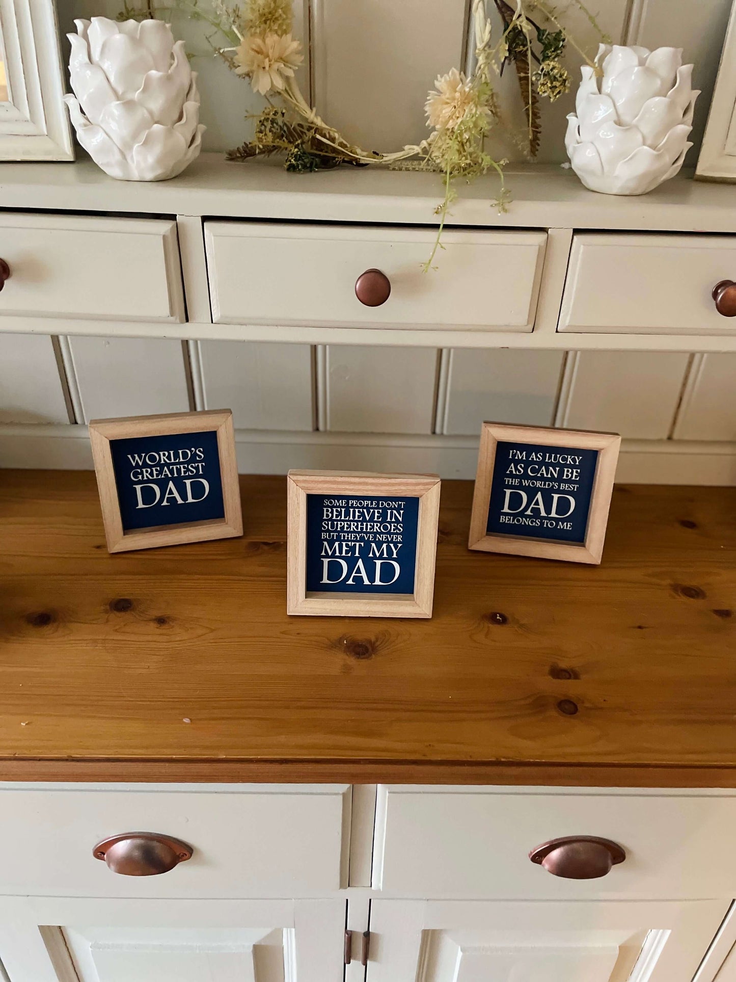 Square Framed Dad Plaques