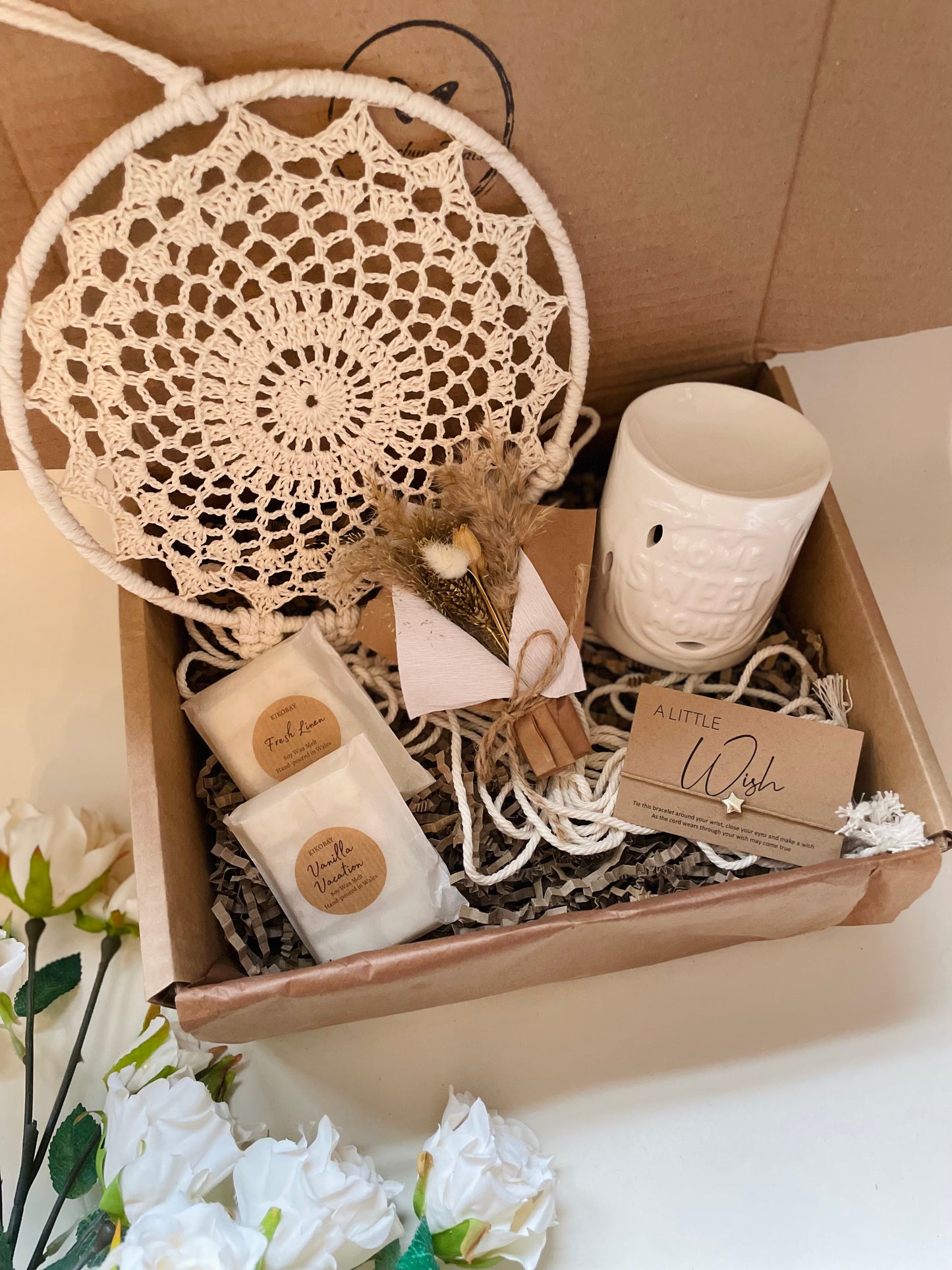 White Home Is Where The Heart Is Gift Box