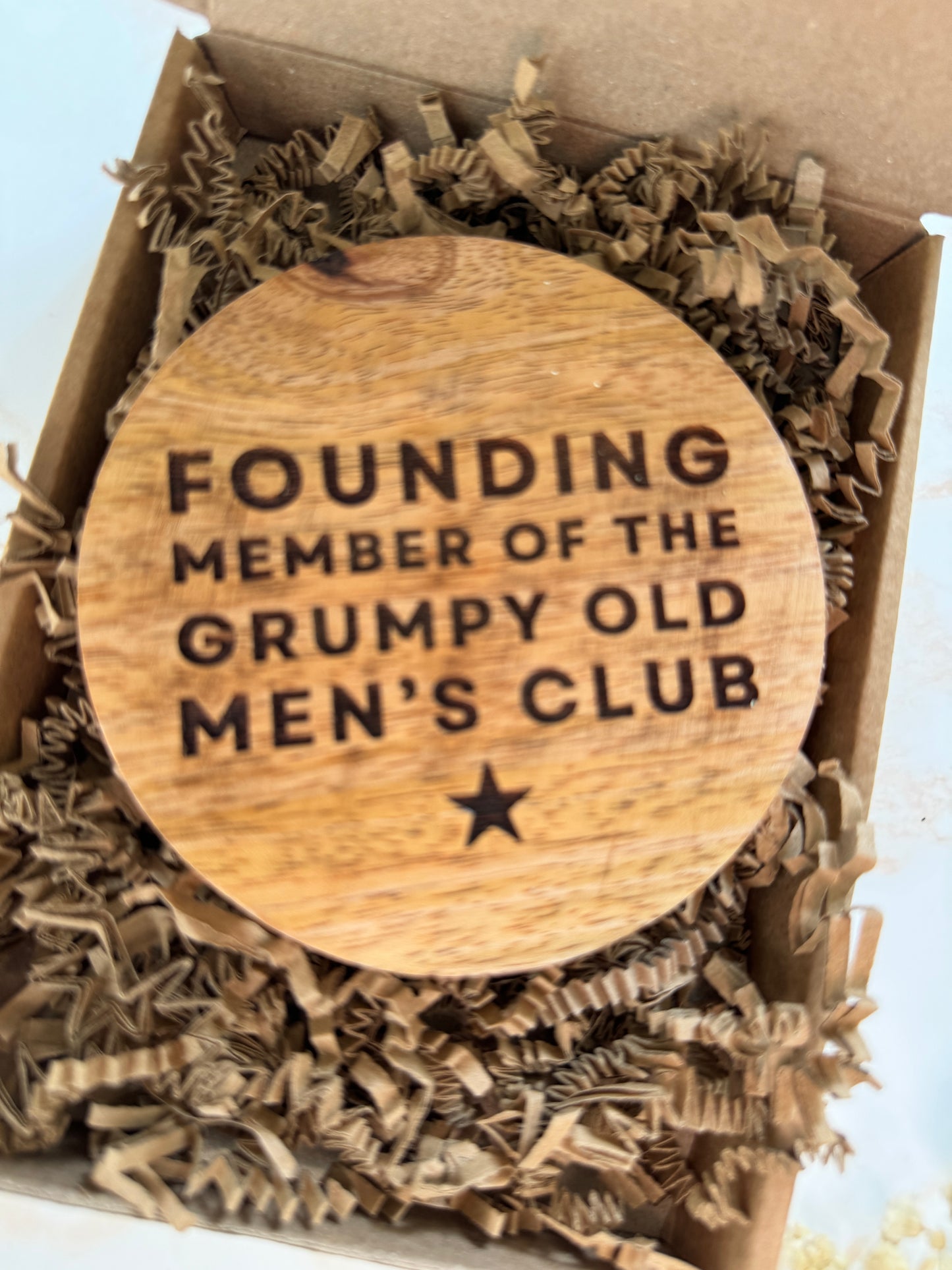 Grumpy Men Coaster
