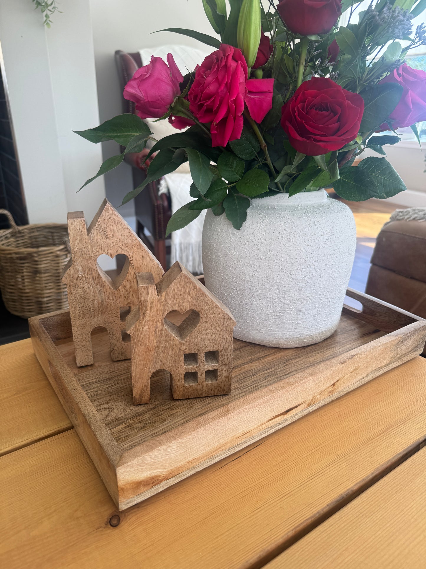 Rustic Wooden Tray - 2 Sizes