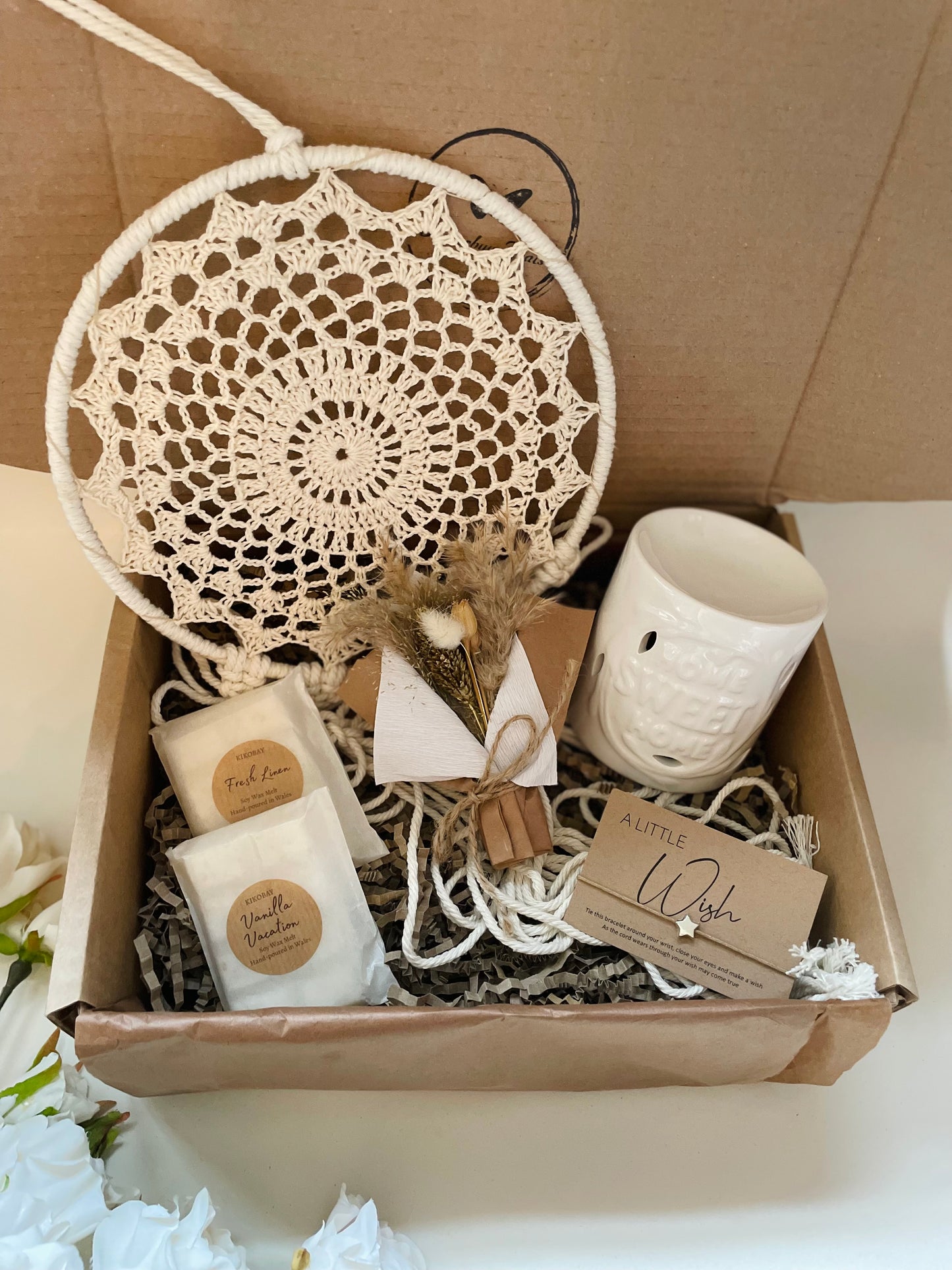 White Home Is Where The Heart Is Gift Box