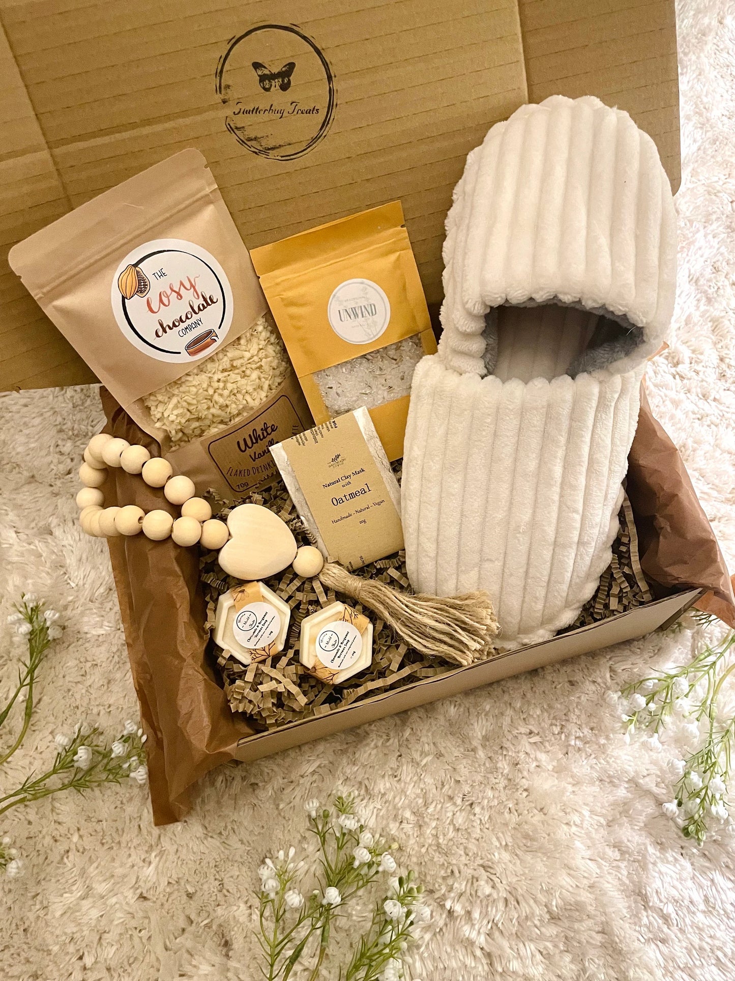 Cosy Slippers Pamper Gift Box