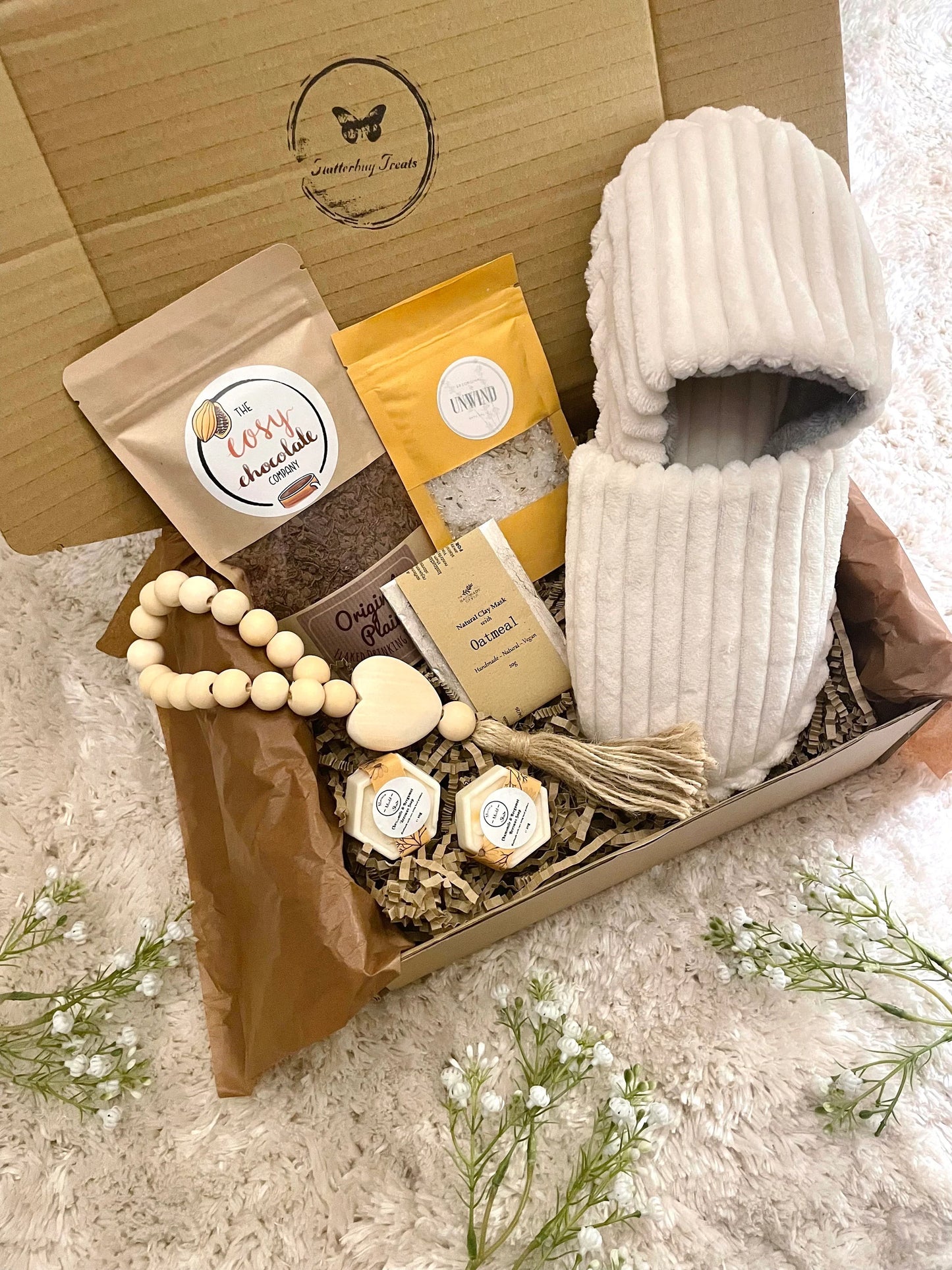 Cosy Slippers Pamper Gift Box