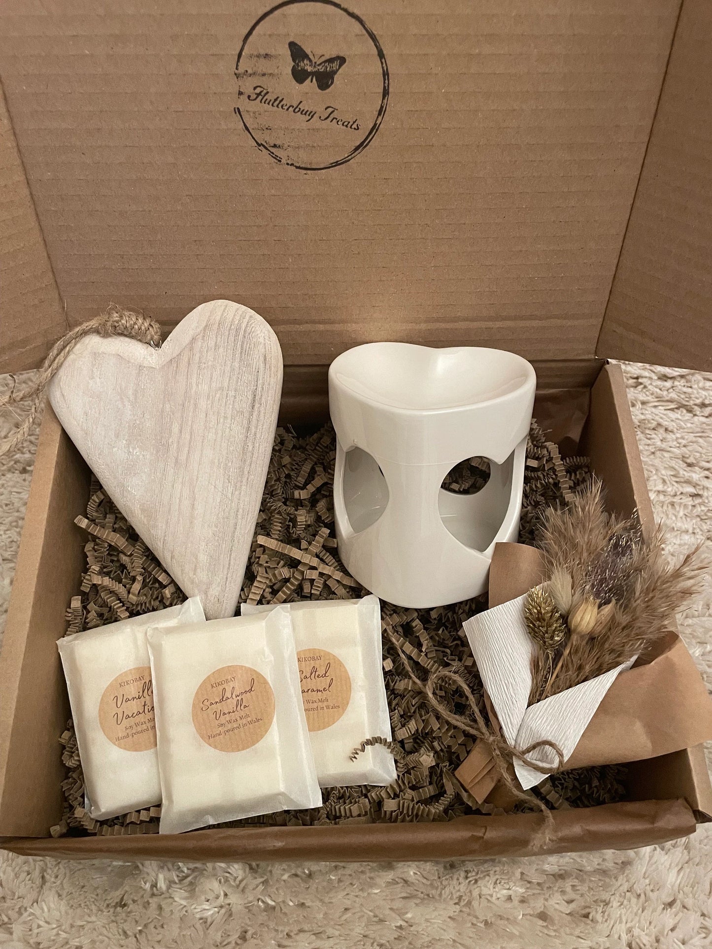 Love Heart Wax Burner Gift Box