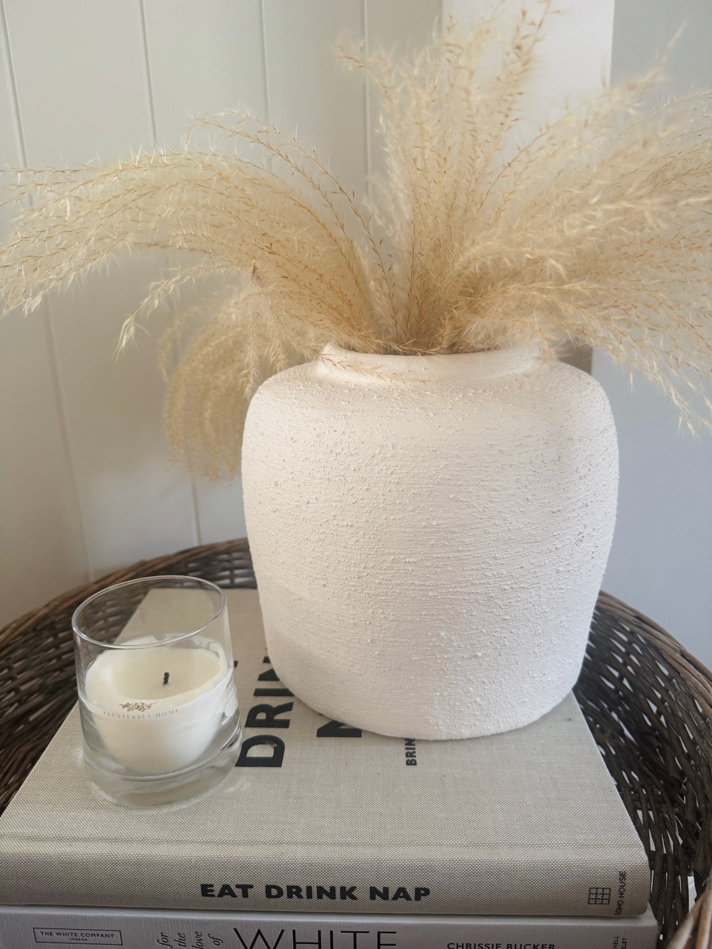 White Maggie Vase