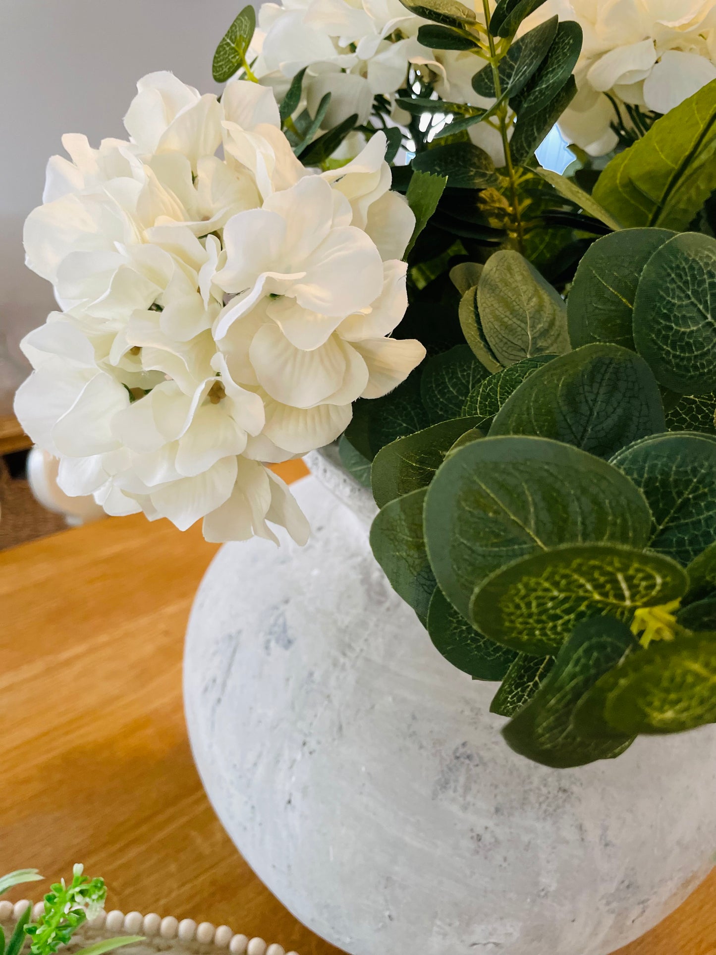 White Hydrangea Stem