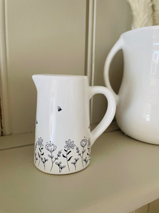 Bee & Wild Flower Mini Jug