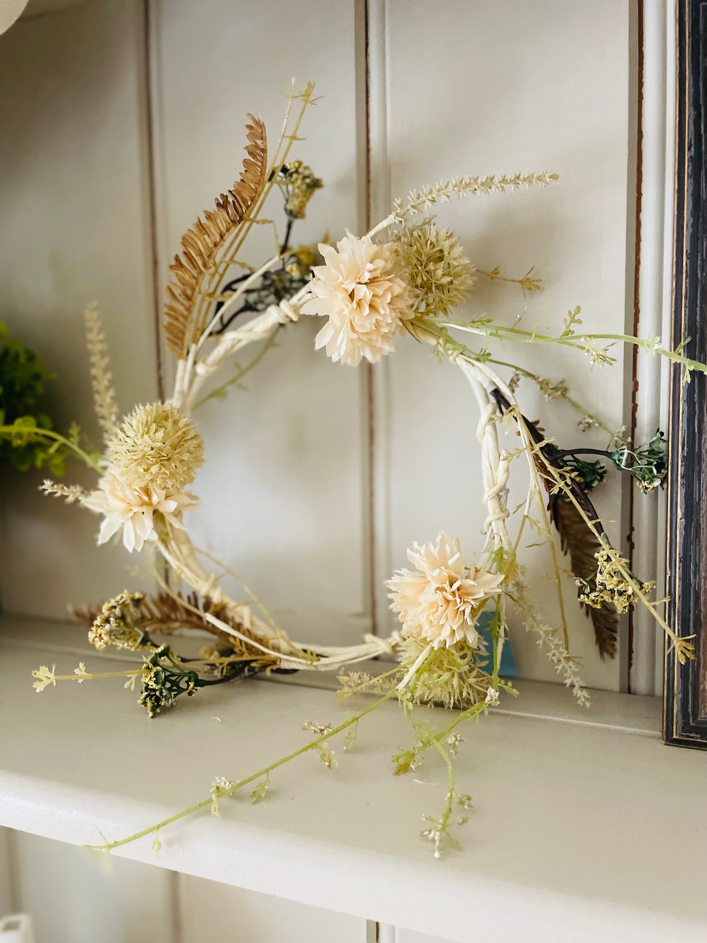 Natural Dried Flower Wreath