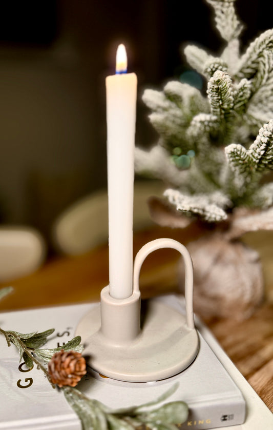 Stoneware Candle Holders (Choice of Styles)