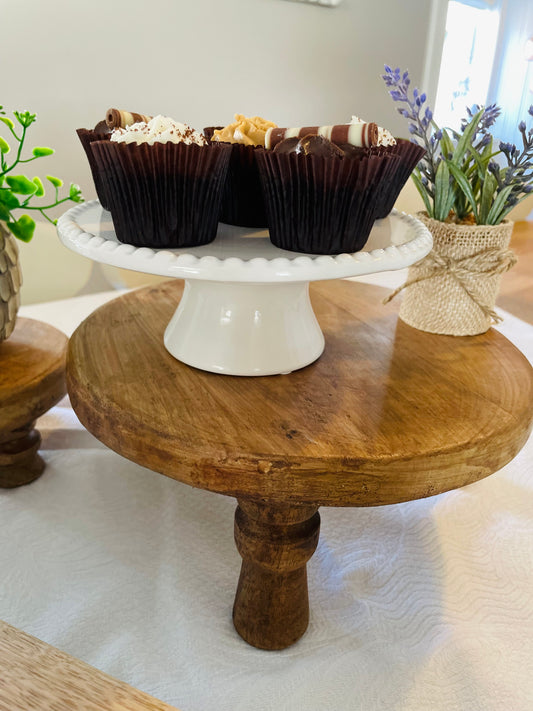 Cake Plate With Beaded Edge