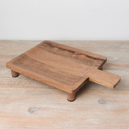 Wooden Tray With Feet - 40cm