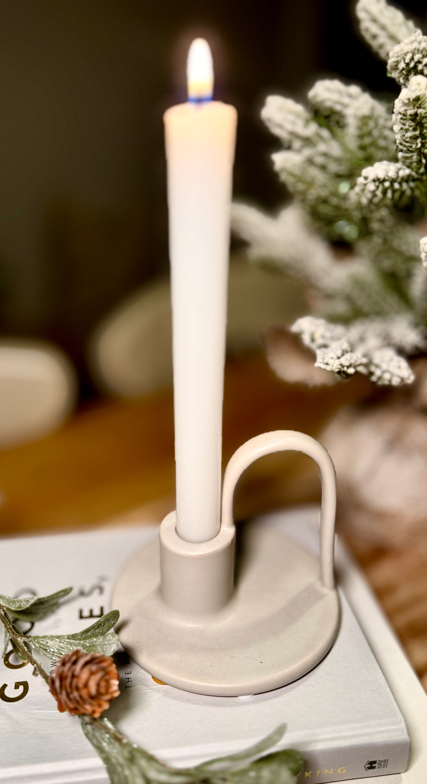 Stoneware Candle Holders (Choice of Styles)