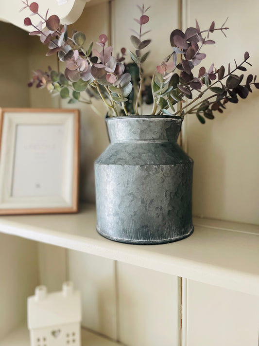 Distressed Metal Churn