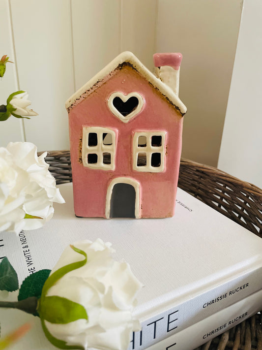Pink Pottery House Burner