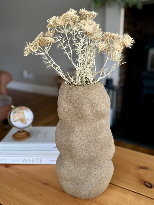 Tall Natural Sandstone Vase