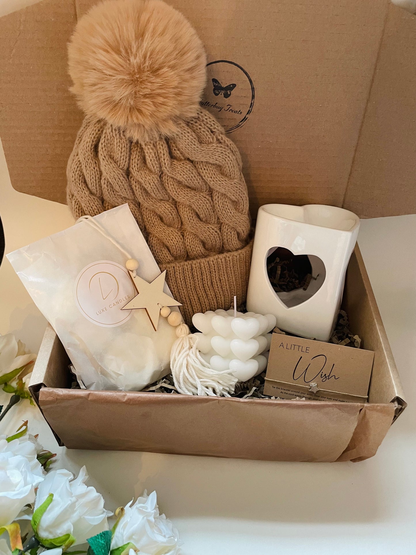 Love Heart & Cosy Hat Gift Box