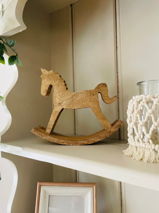 Wooden Rocking Horse