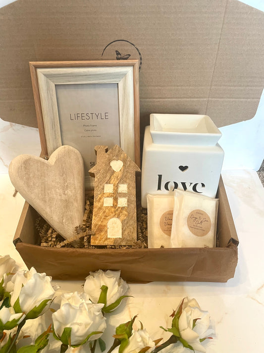 Wooden Love Heart Home Styling Box