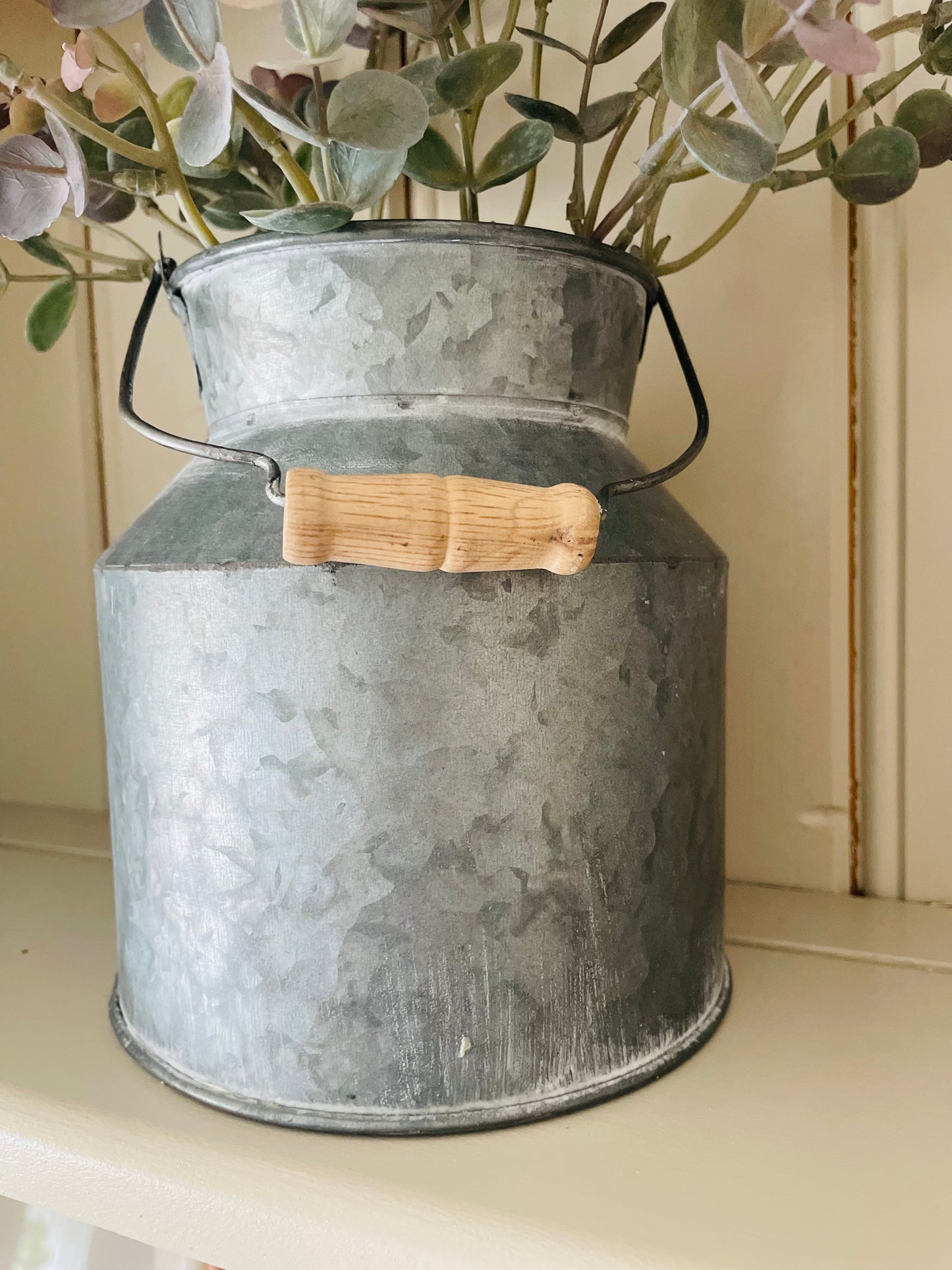 Distressed Metal Churn