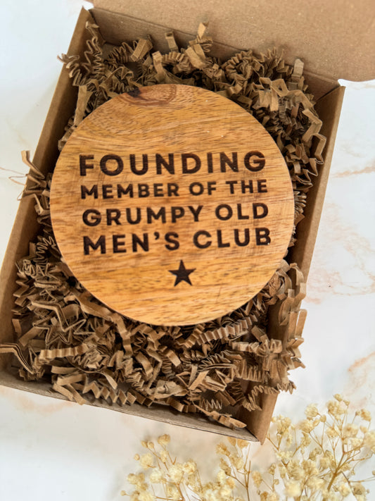 Grumpy Men Coaster