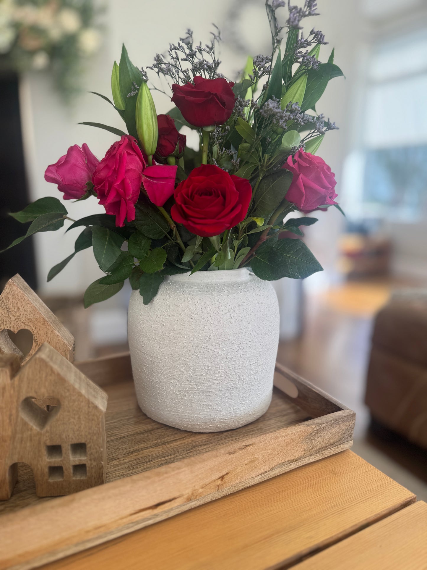 White Maggie Vase