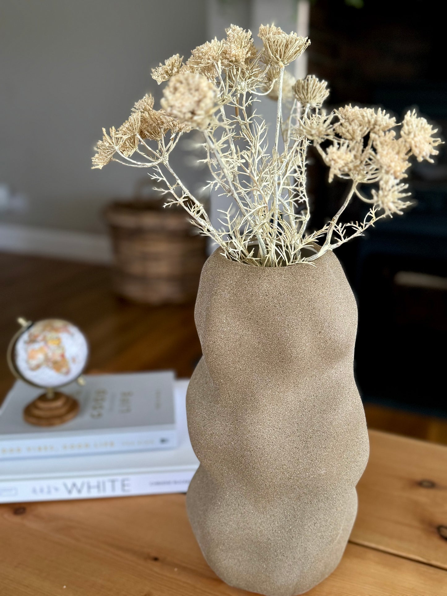 Tall Natural Sandstone Vase
