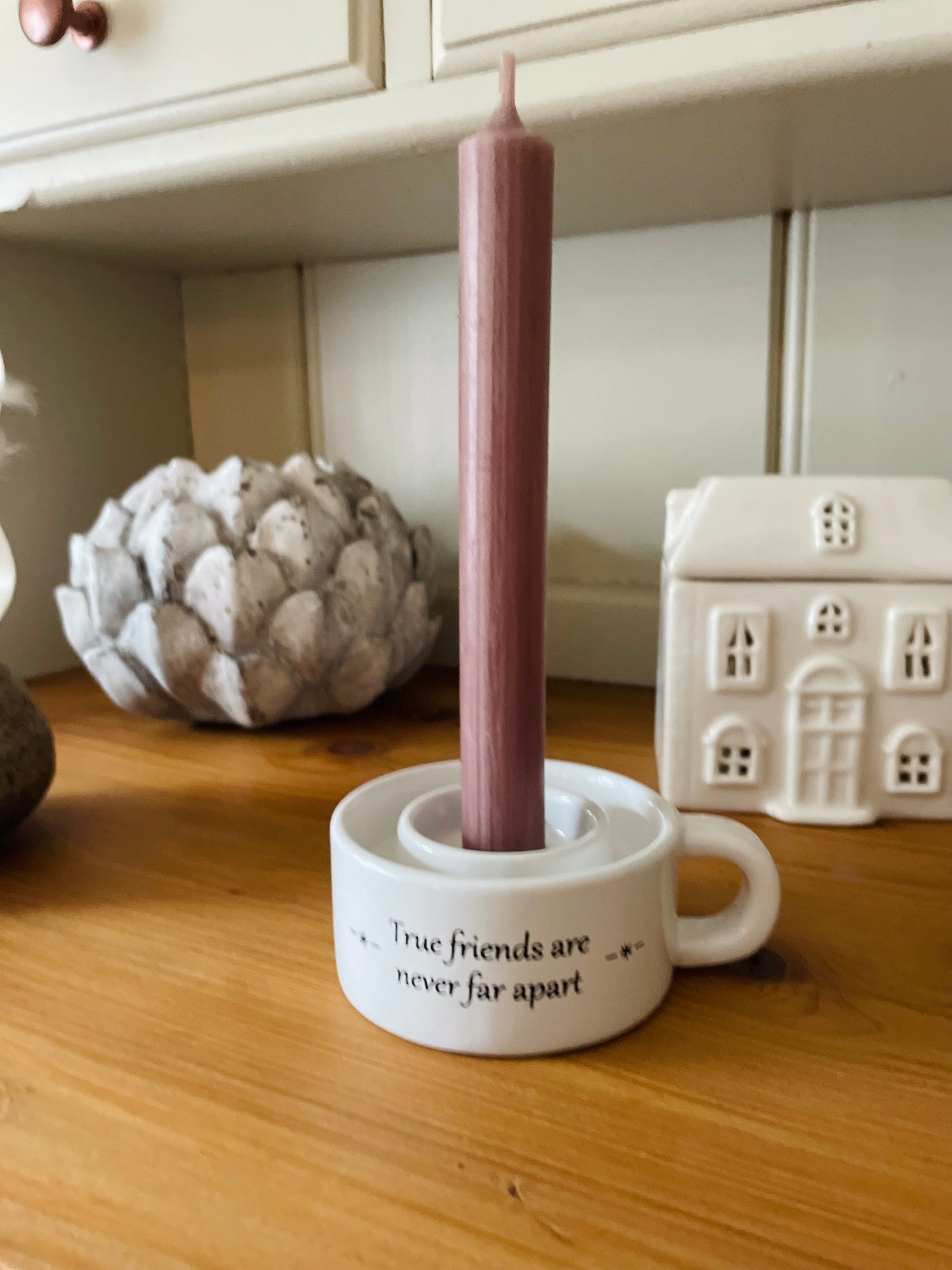 True Friends Ceramic Dual Purpose Tealight & Dinner Candle Holder